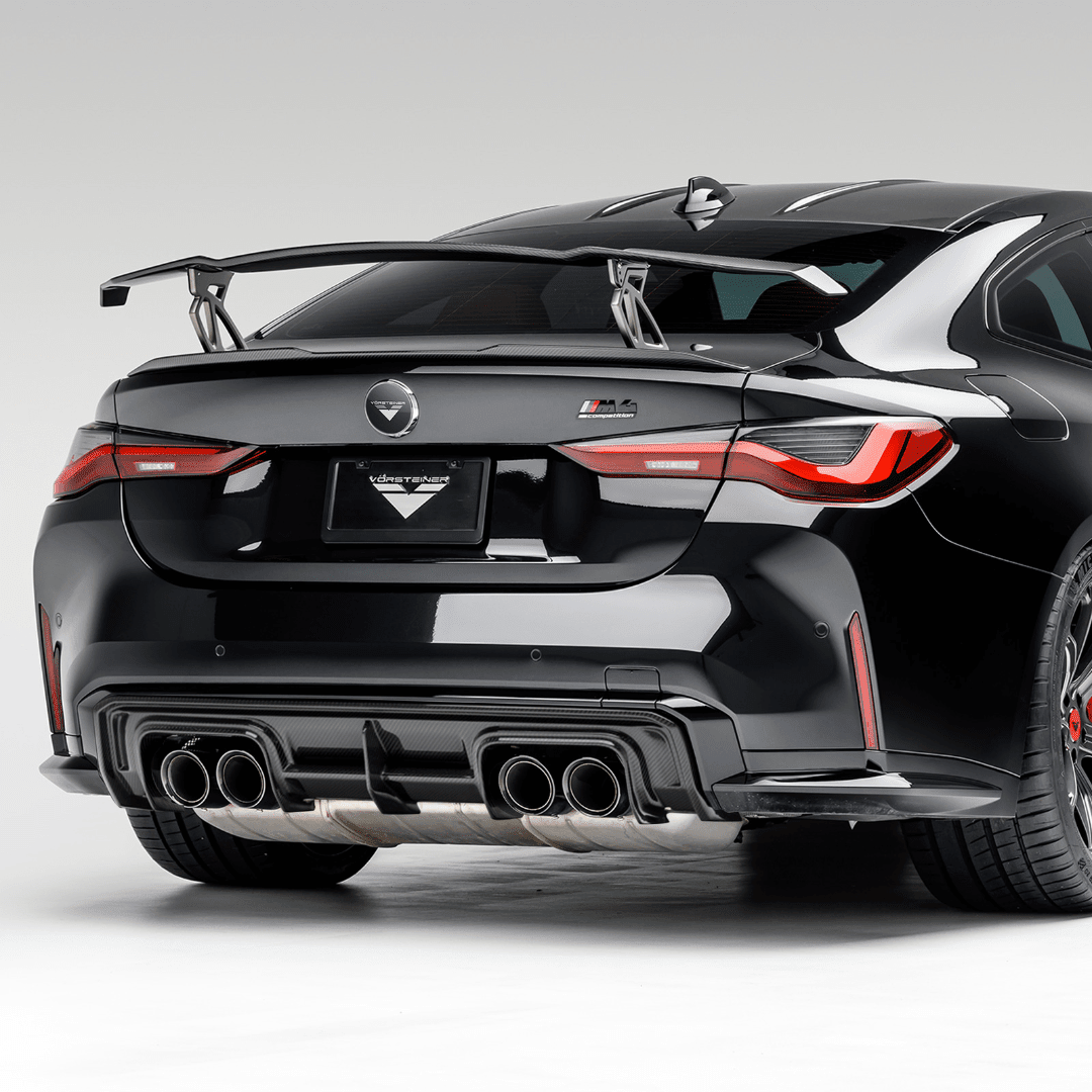 BMW G82/G83 M4 Carbon Fiber Rear Diffuser by Vorsteiner - AUTOID® - Rear Diffusers - Vorsteiner