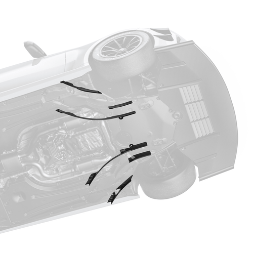 BMW G87 M2 ARD Prepreg Race Undervanes by Adro - AUTOID® - Undervanes - Adro