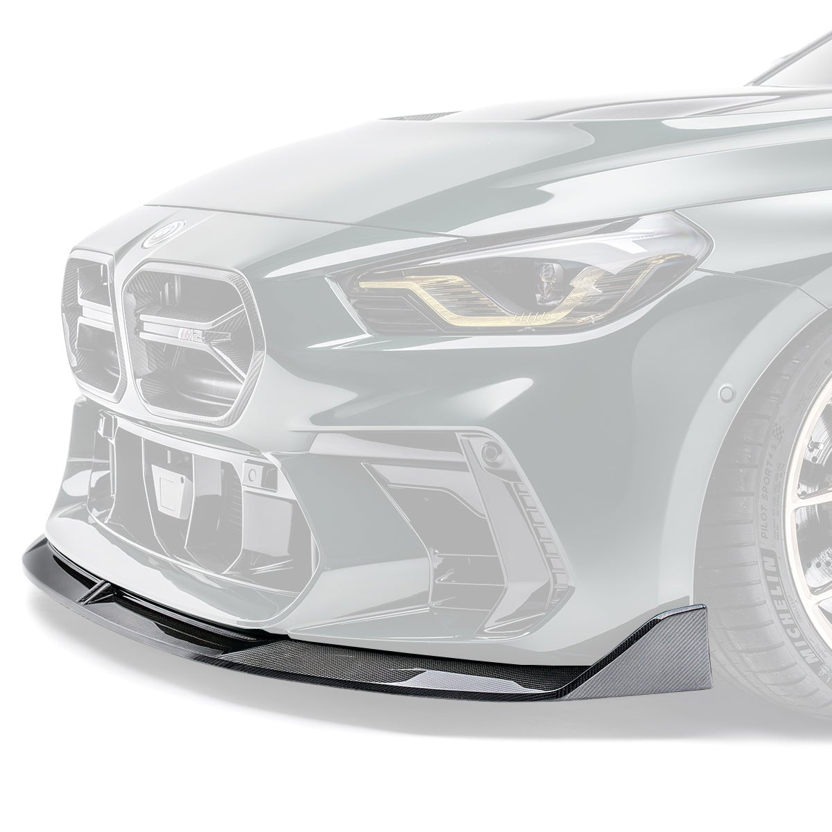 BMW G87 M2 Carbon Fibre Front Lip for ADRO Front Bumper by ADRO - AUTOID - Front Lips & Splitters - Adro