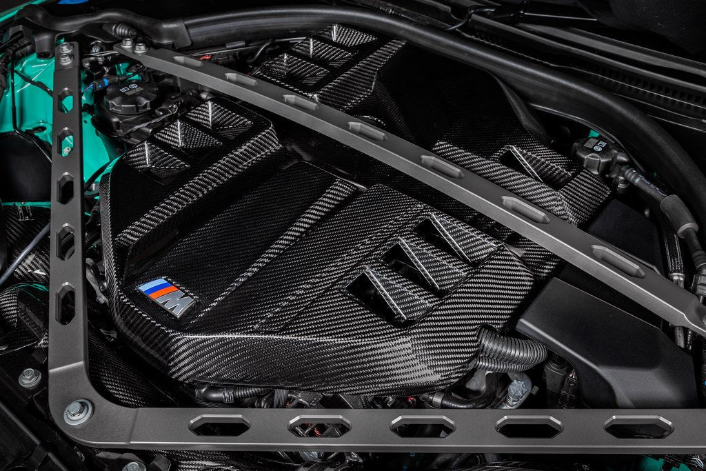 BMW G87 M2, G80 G81 M3 & G82 G84 M4 Eventuri Carbon Fibre Engine Cover (2021+) - AUTOID - Vehicle Dress Up Caps & Covers - Eventuri