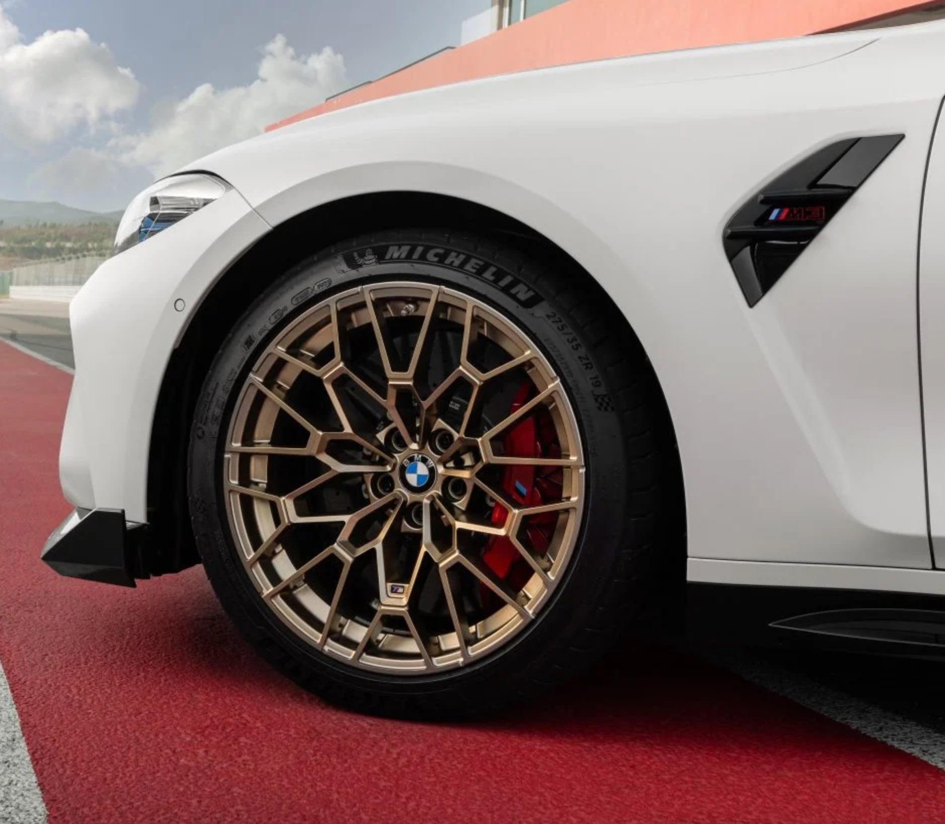 BMW G87 M2, G80 M3 & G82 M4 827M Gold Bronze Genuine M Performance Wheels (2021+) - AUTOID® - Forged Wheels - BMW M Performance