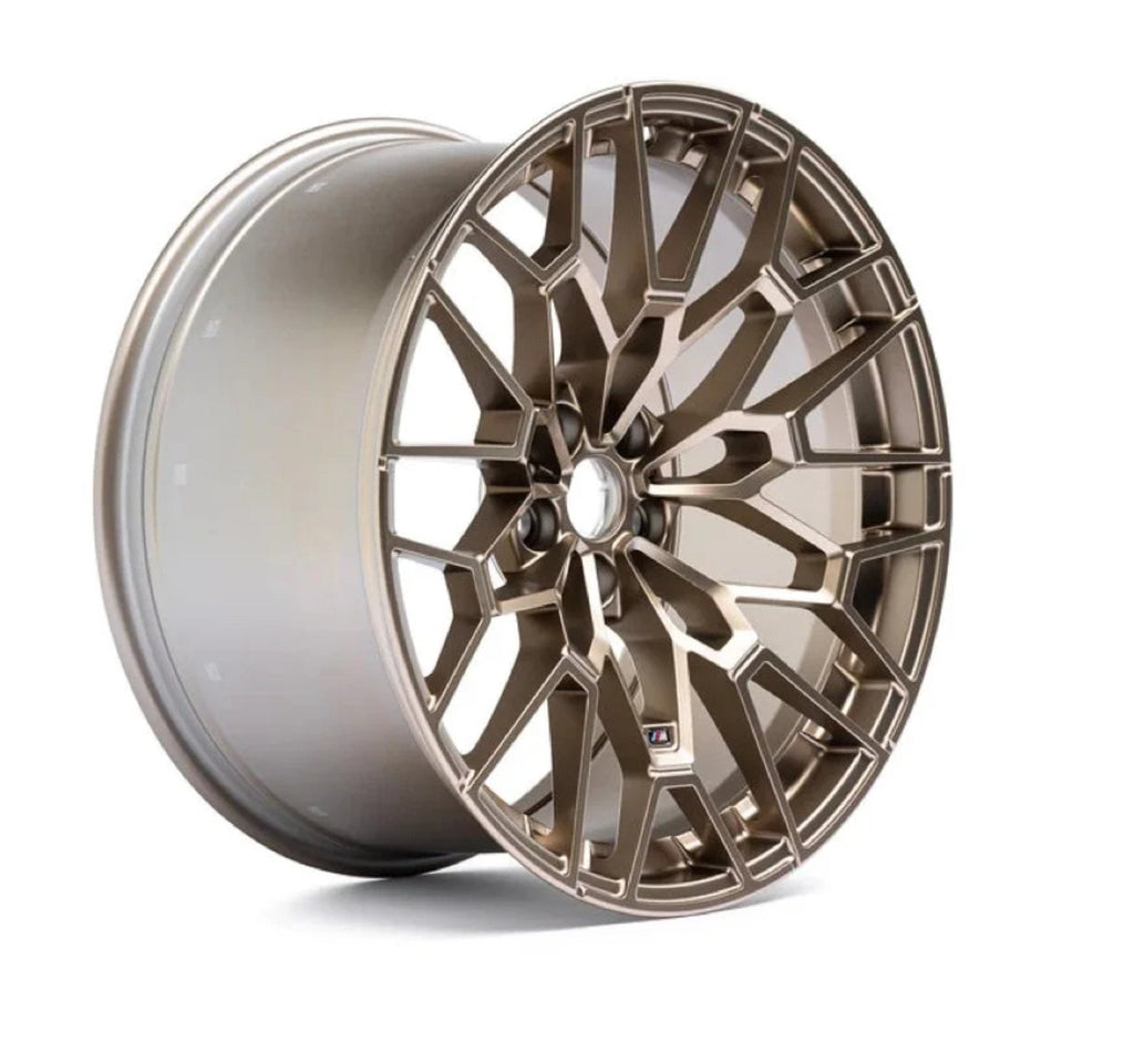 BMW G87 M2, G80 M3 & G82 M4 827M Gold Bronze Genuine M Performance Wheels (2021+) - AUTOID® - Forged Wheels - BMW M Performance