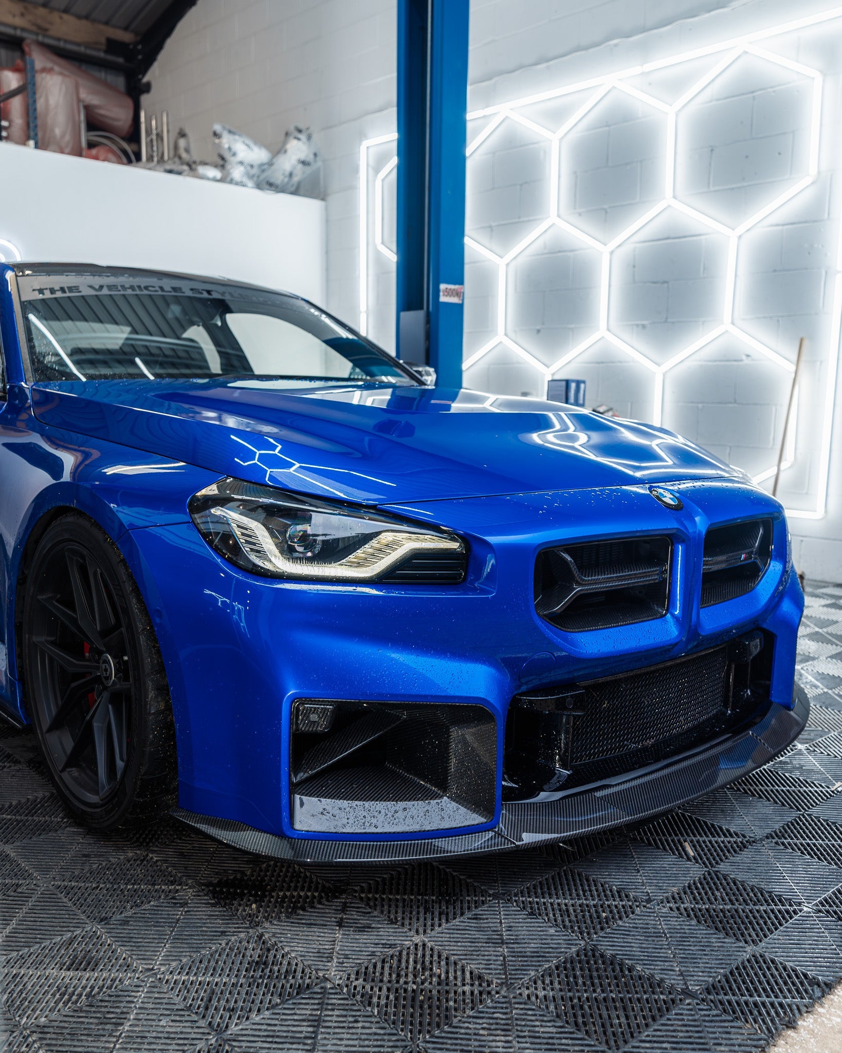 BMW G87 M2 TR87 Carbon Fibre Flat Front Splitter by TRE (2023+) - AUTOID - Front Lips & Splitters - TRE