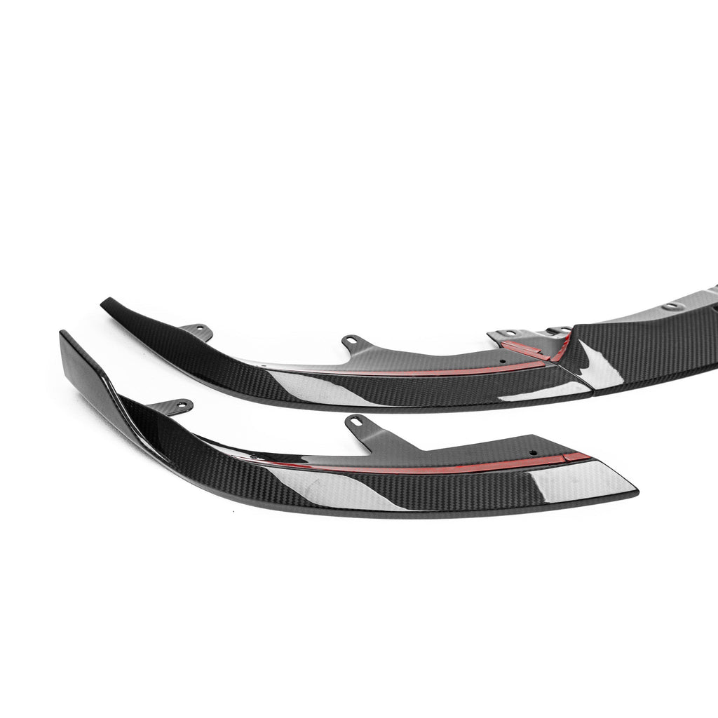 BMW G87 M2 TR87 Pre-preg Carbon Fibre Flat Front Splitter by TREVORA (2023+) - AUTOID® - Front Lips & Splitters - TREVORA