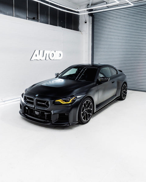BMW G87 M2 TR87 Pre-preg Carbon Fibre Flat Front Splitter by TREVORA (2023+) - AUTOID® - Front Lips & Splitters - TREVORA