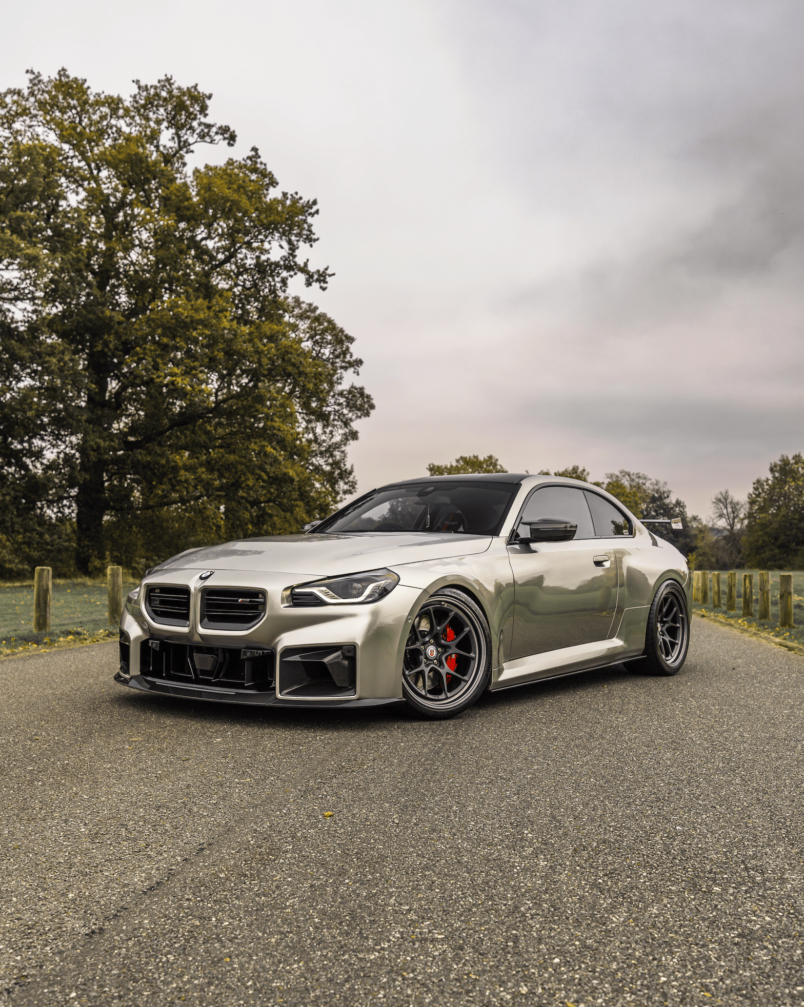 BMW G87 M2 TR87 Pre-preg Carbon Fibre Flat Front Splitter by TREVORA (2023+) - AUTOID® - Front Lips & Splitters - TREVORA