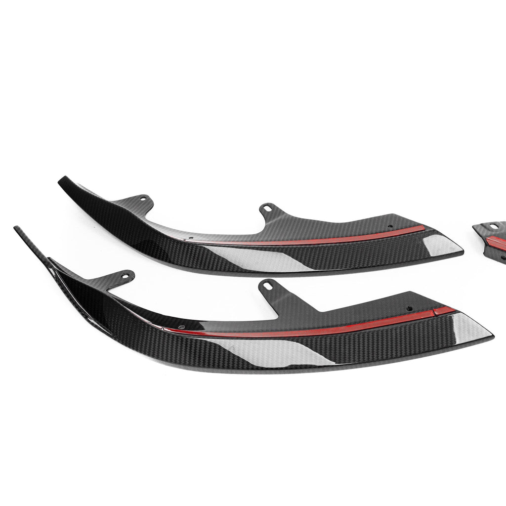 BMW G87 M2 TR87 Pre-preg Carbon Fibre Flat Front Splitter by TREVORA (2023+) - AUTOID® - Front Lips & Splitters - TREVORA