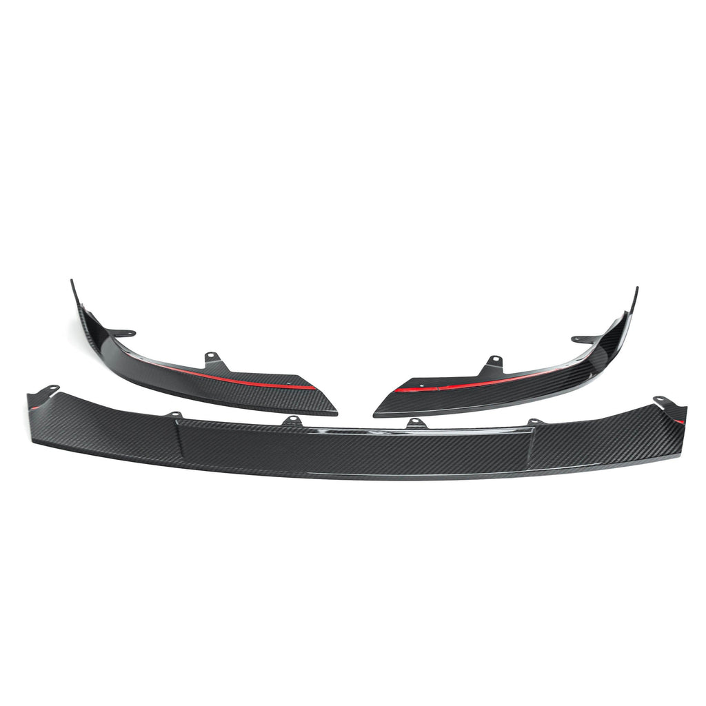 BMW G87 M2 TR87 Pre-preg Carbon Fibre Front Splitter with Winglets by TREVORA (2023+) - AUTOID® - Front Lips & Splitters - TREVORA