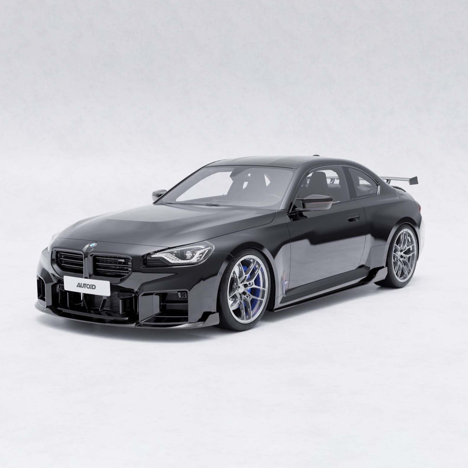 BMW G87 M2 TR87 Pre-preg Carbon Fibre Front Splitter with Winglets by TREVORA (2023+) - AUTOID® - Front Lips & Splitters - TREVORA