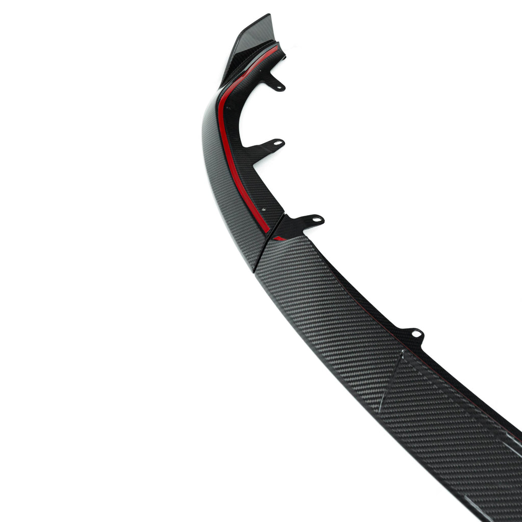 BMW G87 M2 TR87 Pre-preg Carbon Fibre Front Splitter with Winglets by TREVORA (2023+) - AUTOID® - Front Lips & Splitters - TREVORA