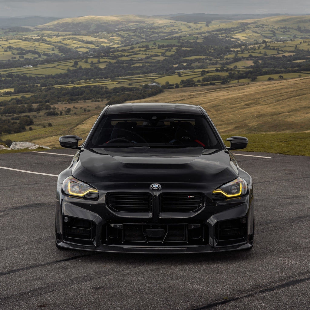 BMW G87 M2 TR87 Pre-preg Carbon Fibre Front Splitter with Winglets by TREVORA (2023+) - AUTOID® - Front Lips & Splitters - TREVORA