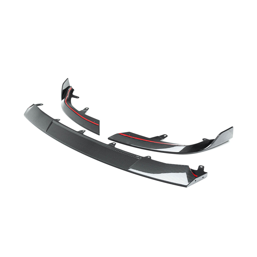 BMW G87 M2 TR87 Pre-preg Carbon Fibre Front Splitter with Winglets by TREVORA (2023+) - AUTOID® - Front Lips & Splitters - TREVORA