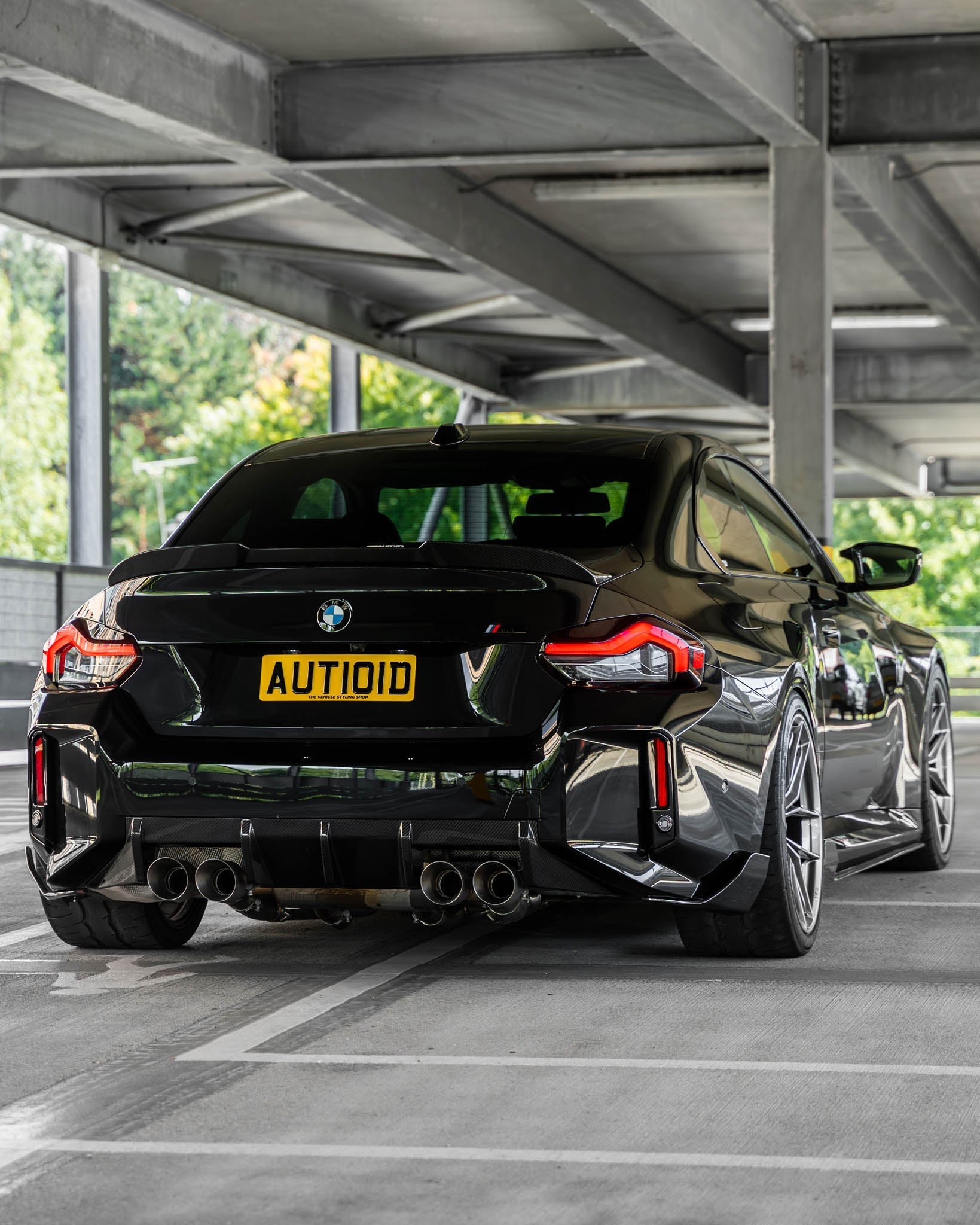 BMW G87 M2 TR87 Pre-preg Carbon Fibre Rear Bumper Winglets by TREVORA (2023+) - AUTOID® - Side Skirts & Winglets - TREVORA
