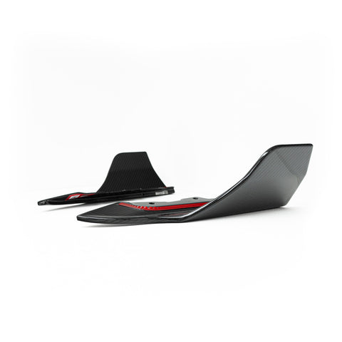 BMW G87 M2 TR87 Pre-preg Carbon Fibre Rear Bumper Winglets by TREVORA (2023+) - AUTOID® - Side Skirts & Winglets - TREVORA