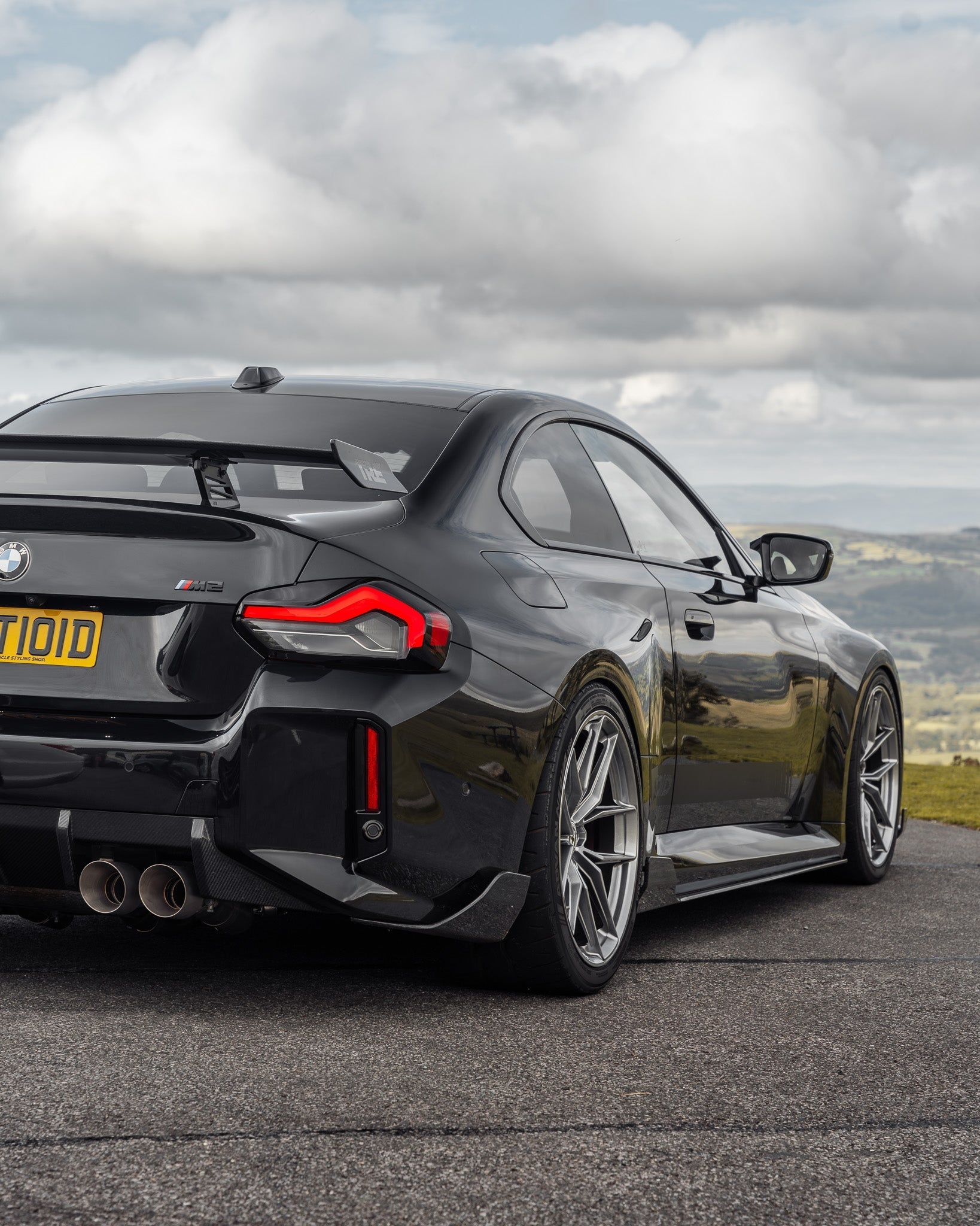 BMW G87 M2 TR87 Pre-preg Carbon Fibre Rear Bumper Winglets by TREVORA (2023+) - AUTOID® - Side Skirts & Winglets - TREVORA