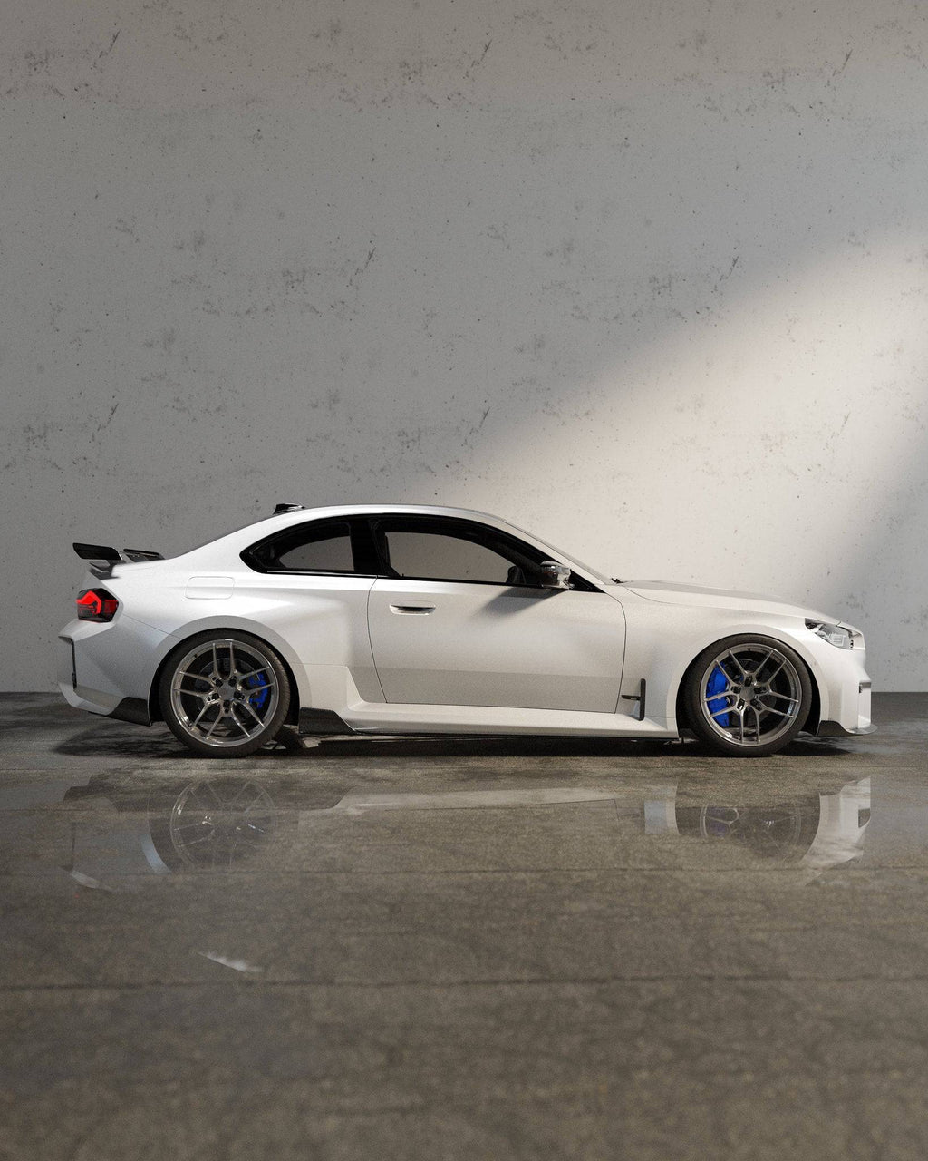 BMW G87 M2 TR87 Pre-preg Carbon Fibre Rear Bumper Winglets by TREVORA (2023+) - AUTOID® - Side Skirts & Winglets - TREVORA