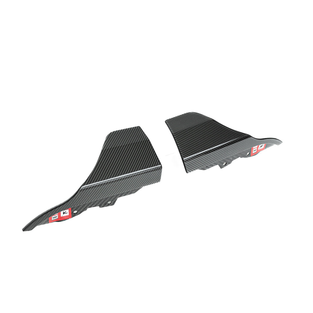 BMW G87 M2 TR87 Pre-preg Carbon Fibre Rear Bumper Winglets by TREVORA (2023+) - AUTOID® - Side Skirts & Winglets - TREVORA