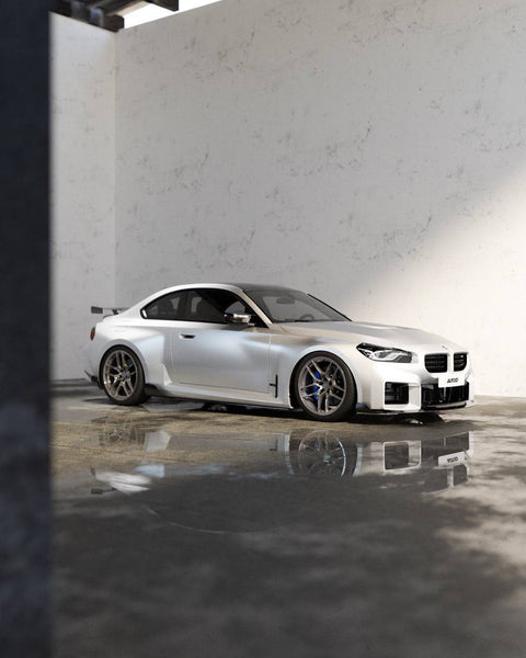 BMW G87 M2 TR87 Pre-preg Carbon Fibre Rear Bumper Winglets by TREVORA (2023+) - AUTOID® - Side Skirts & Winglets - TREVORA