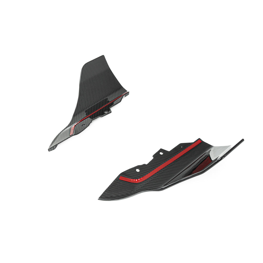 BMW G87 M2 TR87 Pre-preg Carbon Fibre Rear Bumper Winglets by TREVORA (2023+) - AUTOID® - Side Skirts & Winglets - TREVORA