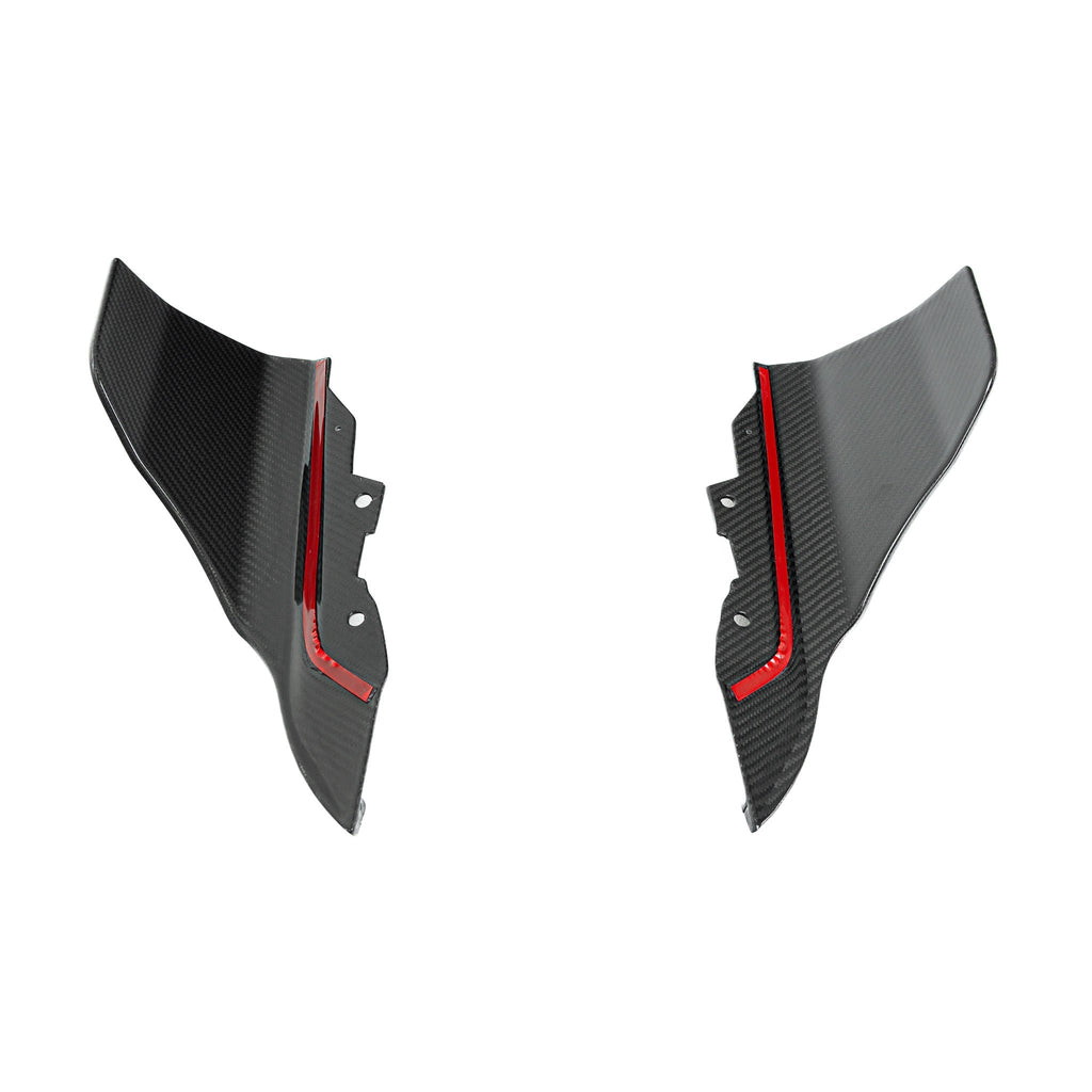 BMW G87 M2 TR87 Pre-preg Carbon Fibre Rear Bumper Winglets by TREVORA (2023+) - AUTOID® - Side Skirts & Winglets - TREVORA