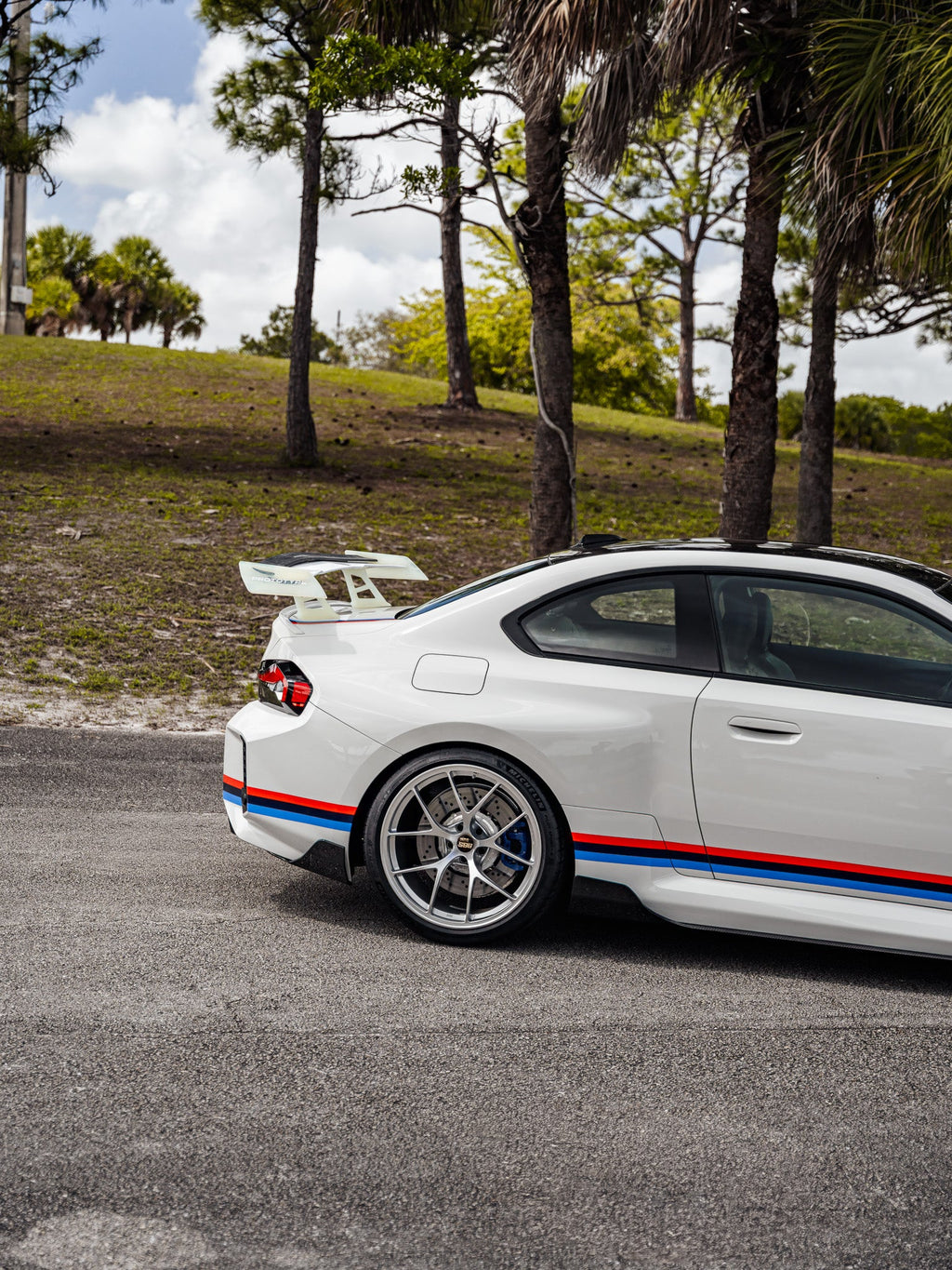BMW G87 M2 TR87 Pre-preg Carbon Fibre Rear Bumper Winglets by TREVORA (2023+) - AUTOID® - Side Skirts & Winglets - TREVORA