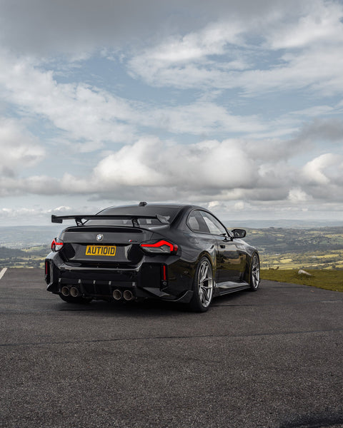 BMW G87 M2 TR87 Pre-preg Carbon Fibre Rear Bumper Winglets by TREVORA (2023+) - AUTOID® - Side Skirts & Winglets - TREVORA