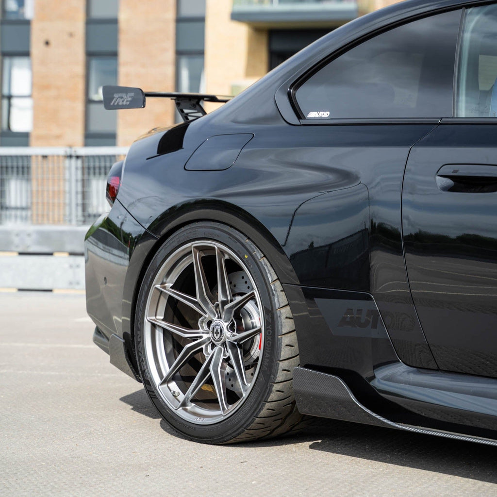 BMW G87 M2 TR87 Pre-preg Carbon Fibre Winged Side Skirts by TREVORA (2023+) - AUTOID® - Side Skirts & Winglets - TREVORA