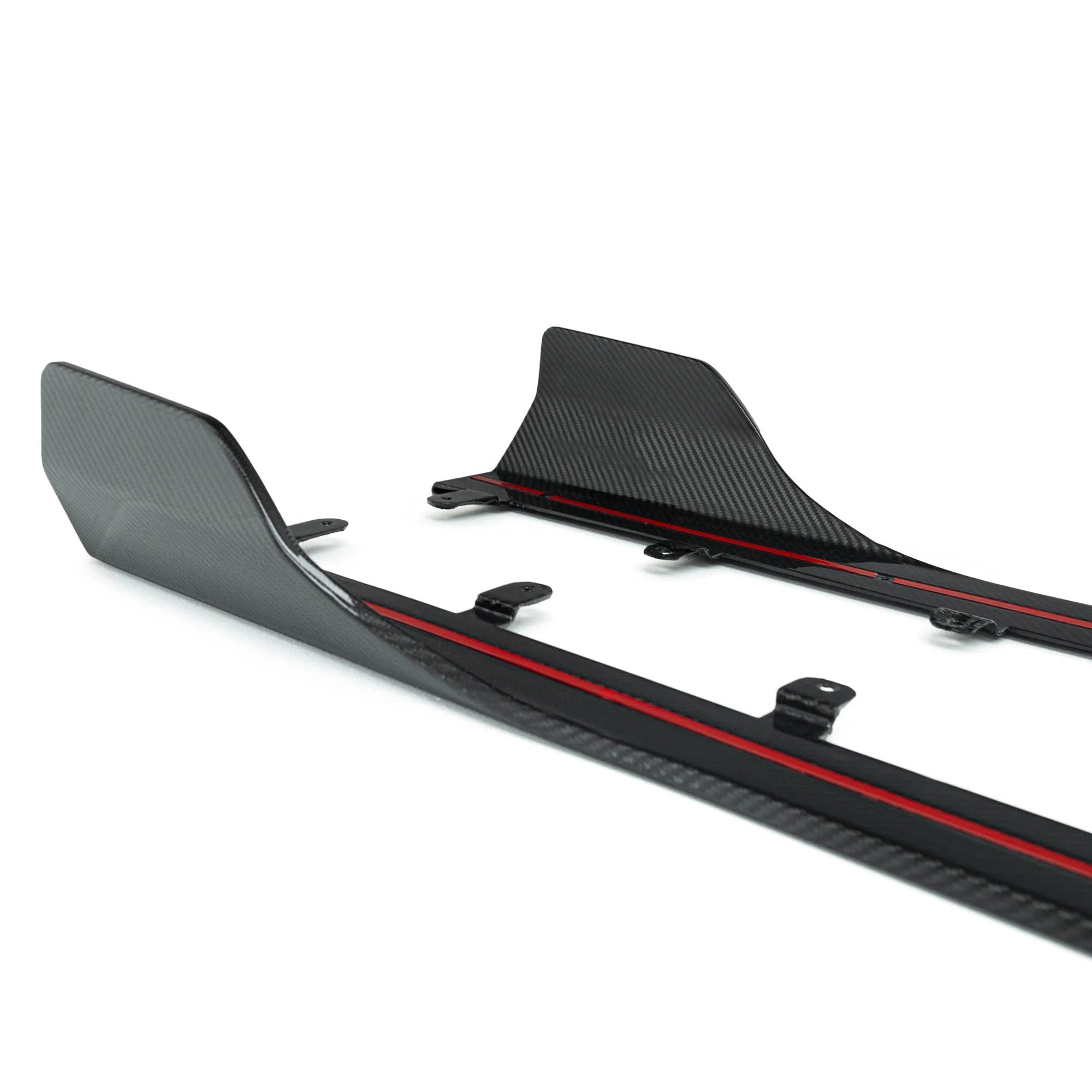 BMW G87 M2 TR87 Pre-preg Carbon Fibre Winged Side Skirts by TREVORA (2023+) - AUTOID® - Side Skirts & Winglets - TREVORA