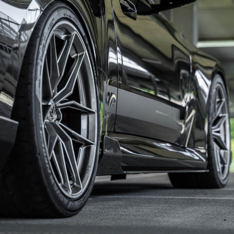 BMW G87 M2 TR87 Pre-preg Carbon Fibre Winged Side Skirts by TREVORA (2023+) - AUTOID® - Side Skirts & Winglets - TREVORA