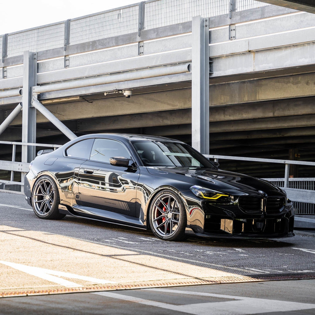 BMW G87 M2 TR87 Pre-preg Carbon Fibre Winged Side Skirts by TREVORA (2023+) - AUTOID® - Side Skirts & Winglets - TREVORA