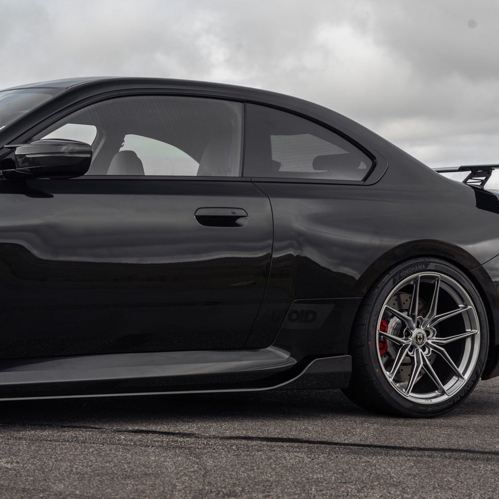 BMW G87 M2 TR87 Pre-preg Carbon Fibre Winged Side Skirts by TREVORA (2023+) - AUTOID® - Side Skirts & Winglets - TREVORA