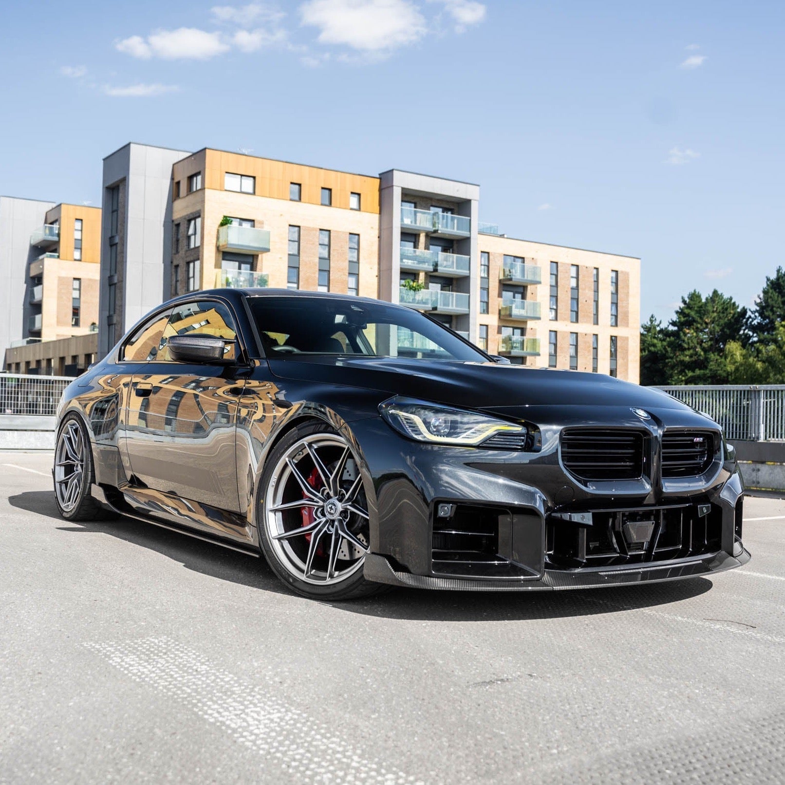 BMW G87 M2 TR87 Pre-preg Carbon Fibre Winged Side Skirts by TREVORA (2023+) - AUTOID® - Side Skirts & Winglets - TREVORA