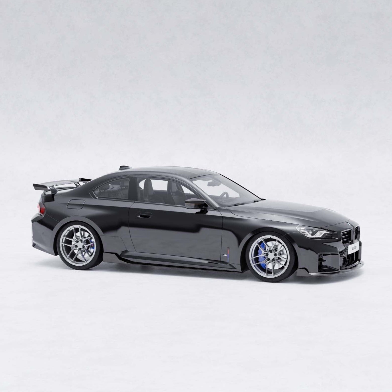 BMW G87 M2 TR87 Pre-preg Carbon Fibre Winged Side Skirts by TREVORA (2023+) - AUTOID® - Side Skirts & Winglets - TREVORA