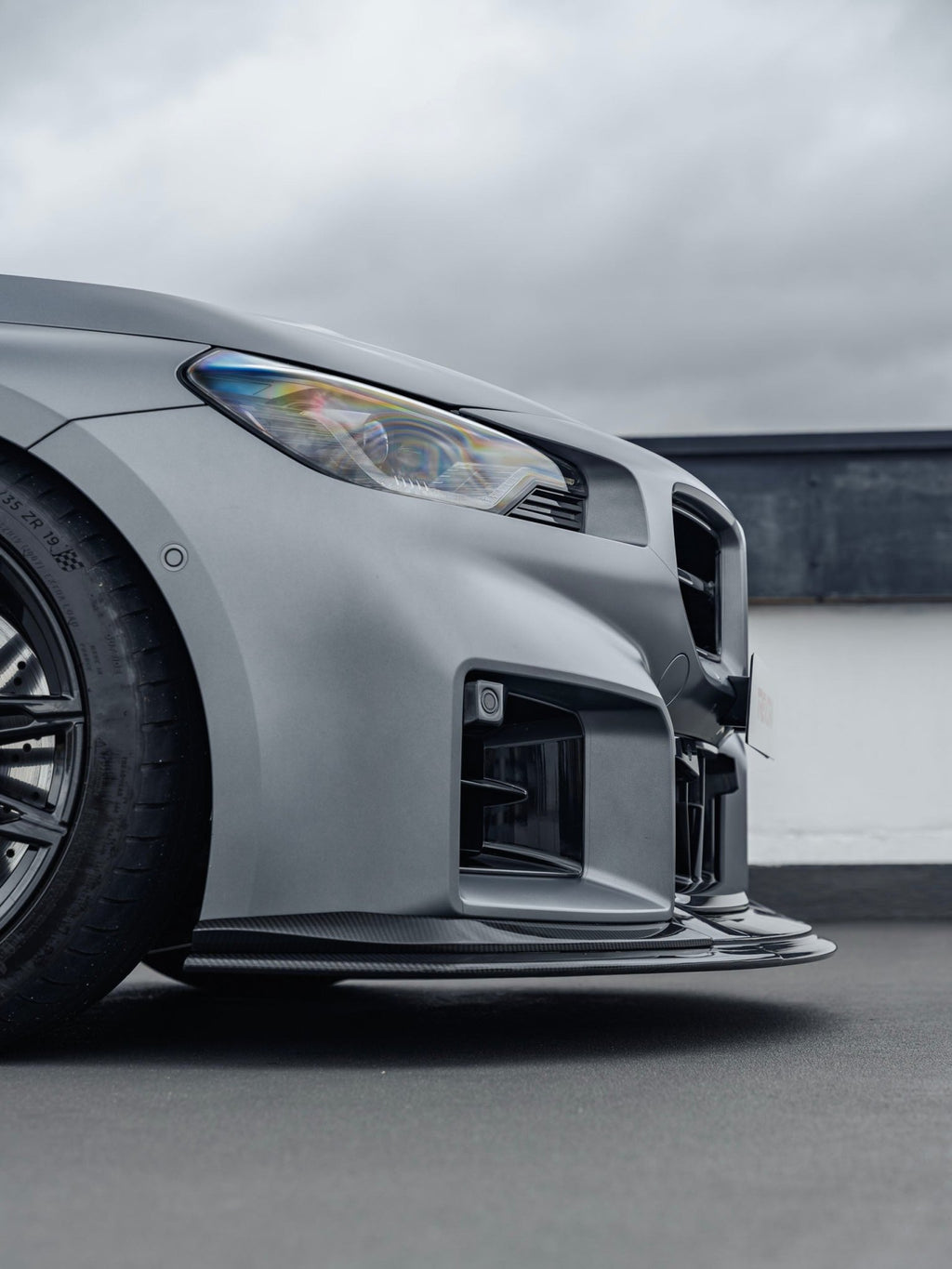 BMW G87 M2 TR87 Track Pre-Preg Carbon Fibre Front Splitter by TREVORA (2023+) - AUTOID® - Front Lips & Splitters - TREVORA