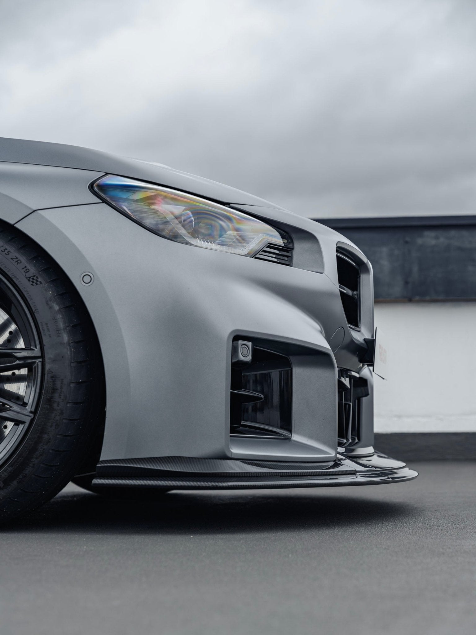 BMW G87 M2 TR87 Track Pre-Preg Carbon Fibre Front Splitter by TREVORA (2023+) - AUTOID® - Front Lips & Splitters - TREVORA