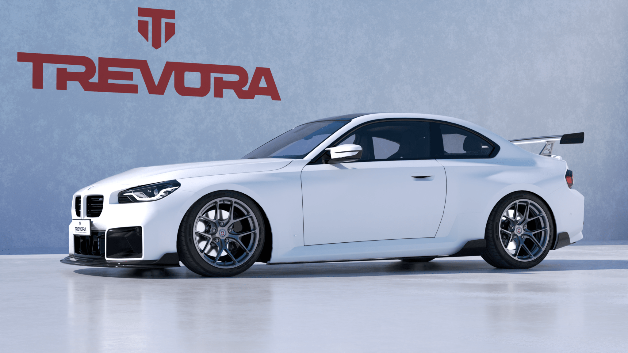 BMW G87 M2 TR87 Track Pre-Preg Carbon Fibre Front Splitter by TREVORA (2023+) - AUTOID® - Front Lips & Splitters - TREVORA