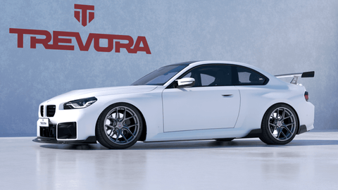 BMW G87 M2 TR87 Track Pre-Preg Carbon Fibre Front Splitter by TREVORA (2023+) - AUTOID® - Front Lips & Splitters - TREVORA