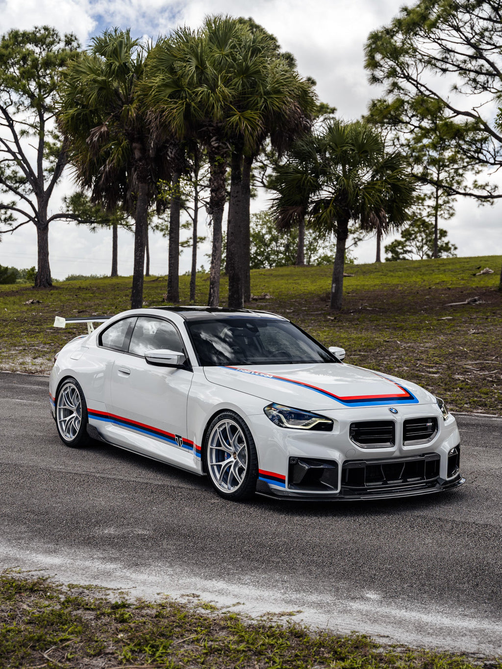 BMW G87 M2 TR87 Track Pre-Preg Carbon Fibre Front Splitter by TREVORA (2023+) - AUTOID® - Front Lips & Splitters - TREVORA