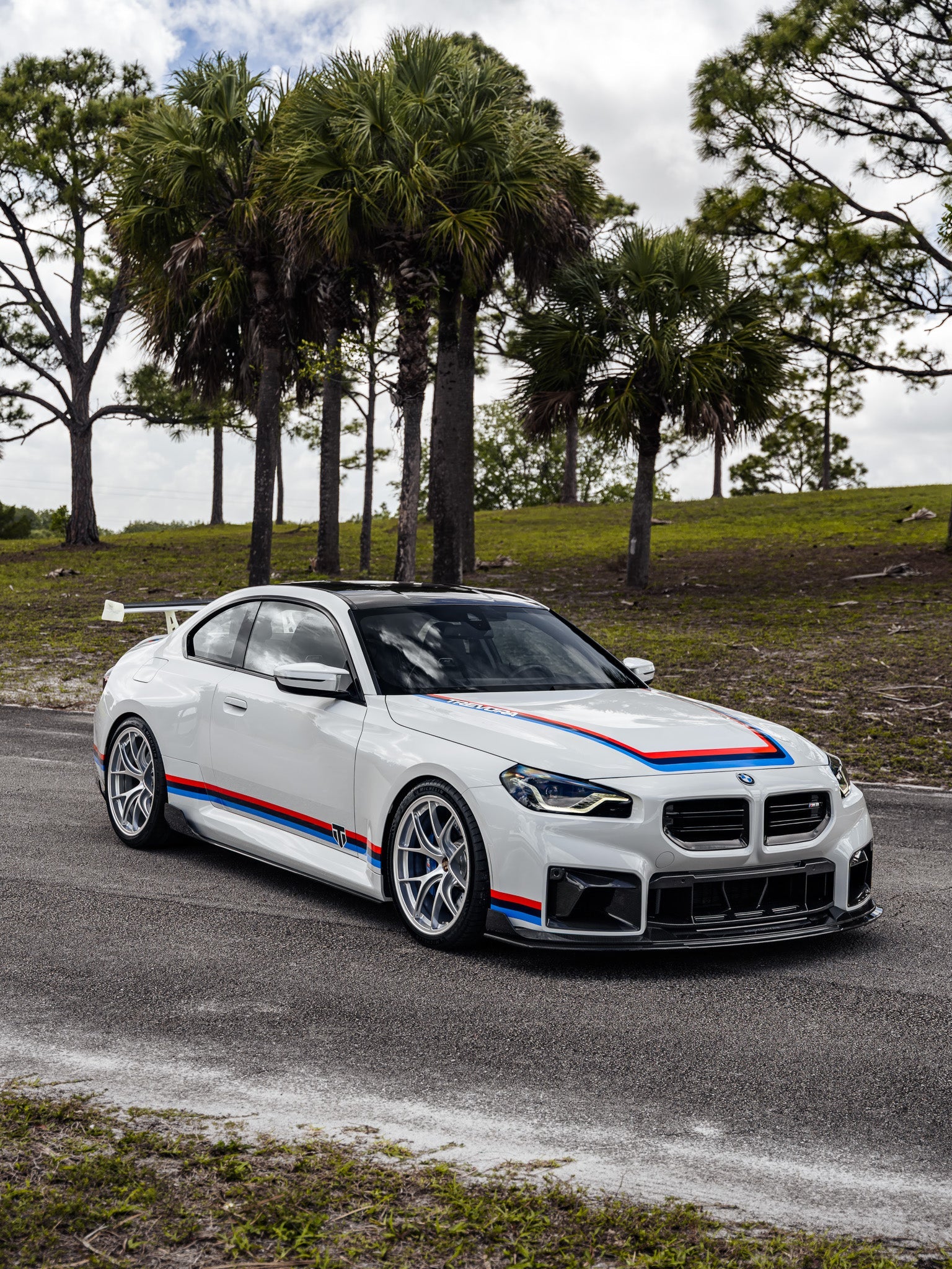 BMW G87 M2 TR87 Track Pre-Preg Carbon Fibre Front Splitter by TREVORA (2023+) - AUTOID® - Front Lips & Splitters - TREVORA