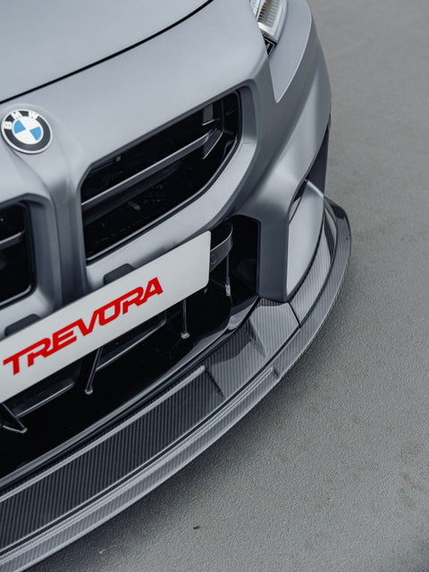 BMW G87 M2 TR87 Track Pre-Preg Carbon Fibre Front Splitter by TREVORA (2023+) - AUTOID® - Front Lips & Splitters - TREVORA