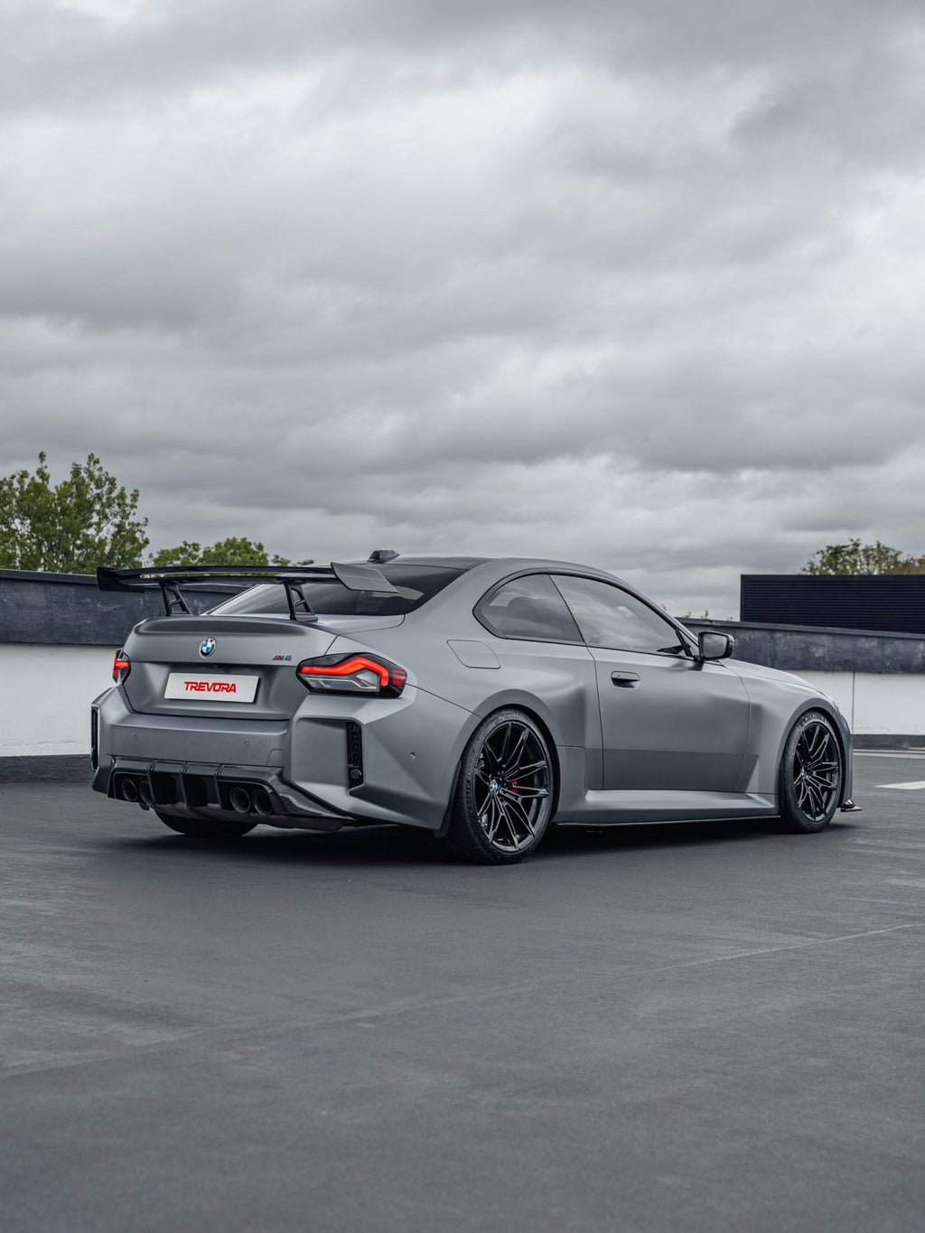 BMW G87 M2 TR87 Track Pre-Preg Carbon Fibre Rear Wing by TREVORA (2022+) - AUTOID® - Rear Wings - TREVORA