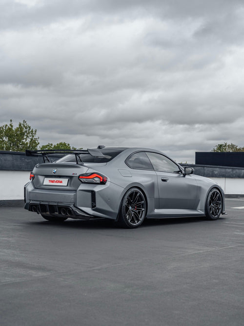BMW G87 M2 TR87 Track Pre-Preg Carbon Fibre Rear Wing by TREVORA (2022+) - AUTOID® - Rear Wings - TREVORA