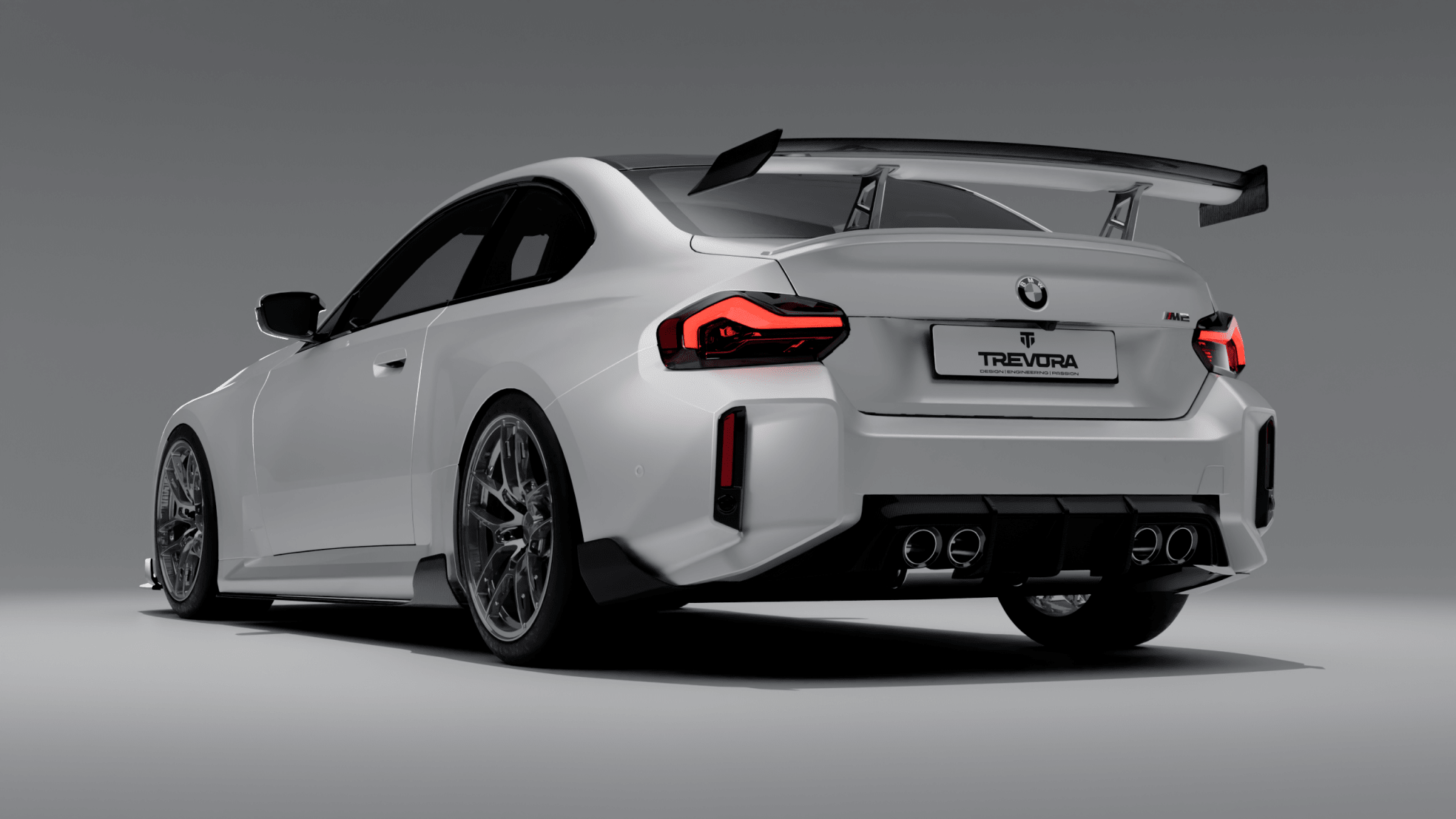 BMW G87 M2 TR87 Track Pre-Preg Carbon Fibre Rear Wing by TREVORA (2022+) - AUTOID® - Rear Wings - TREVORA