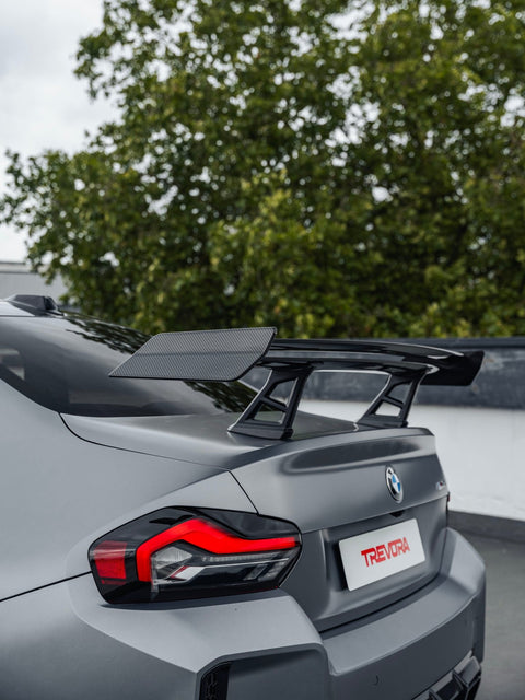 BMW G87 M2 TR87 Track Pre-Preg Carbon Fibre Rear Wing by TREVORA (2022+) - AUTOID® - Rear Wings - TREVORA