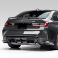 BMW G8X M3 Carbon Fiber Rear Diffuser by Vorsteiner - AUTOID® - Rear Diffusers - Vorsteiner
