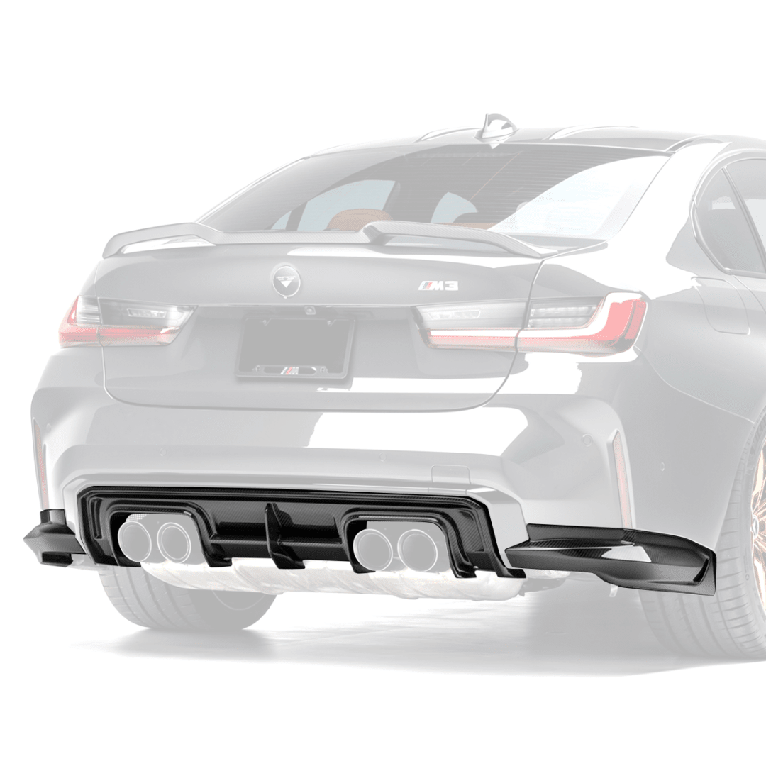 BMW G8X M3 Carbon Fiber Rear Diffuser by Vorsteiner - AUTOID® - Rear Diffusers - Vorsteiner