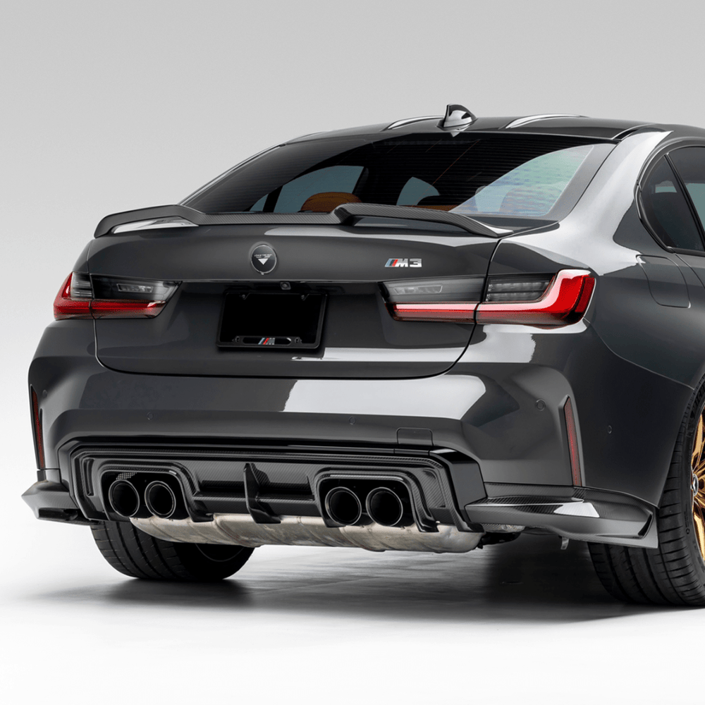 BMW G8X M3 Carbon Fiber Rear Diffuser by Vorsteiner - AUTOID - Rear Diffusers - Vorsteiner