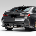 BMW G8X M3 Carbon Fiber Rear Diffuser by Vorsteiner - AUTOID - Rear Diffusers - Vorsteiner