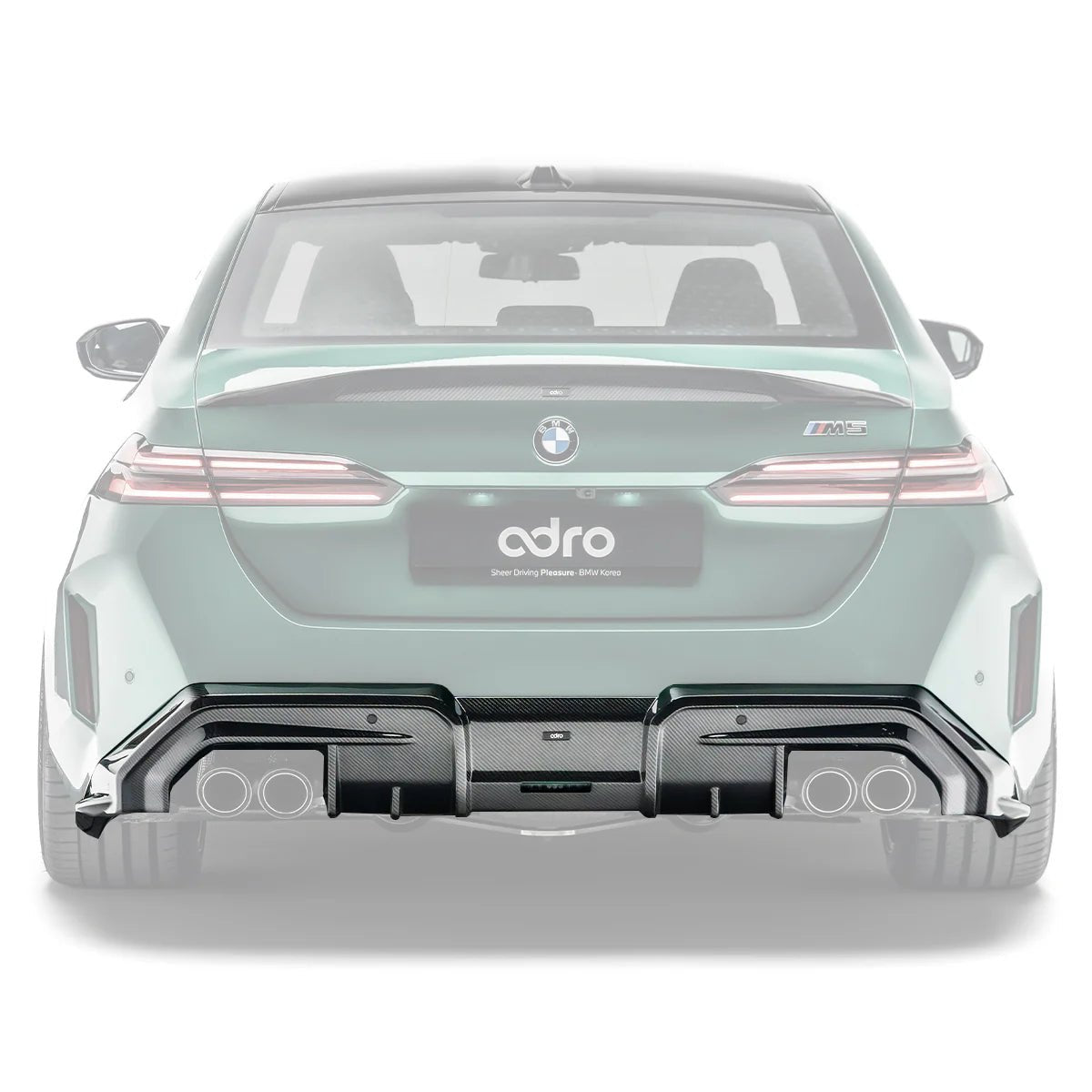 BMW G90 G99 M5 Carbon Fibre Rear Diffuser by ADRO | AUTOID