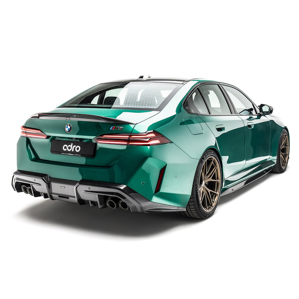 BMW G90 M5 / G60 5-Series Prepreg Carbon Fiber Trunk Spoiler by Adro - AUTOID® - Rear Spoilers - Adro